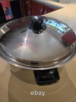 HUGE Waterless Stainless Steel Large Stock Pot 12 3/4 x 6 1/2 12 Quart