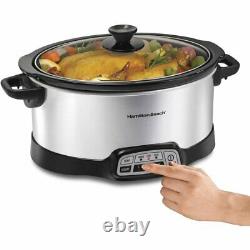 Hamilton Beach 7 Quart Countertop Programmable Slow Cooker Model# 33473 New