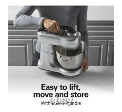 Hamilton Beach Stand Mixer with 4 Quart Stainless Steel Bowl, 7 Speeds, 300 Watt