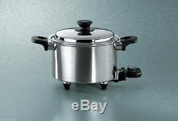 Hammer Stahl Oil Core Slow Cooker 5 Quart Stainless Steel Fast Even Heat USA