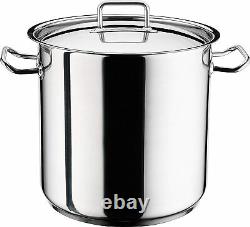 Hascevher Leading Commercial-Grade Stainless Steel Induction Stock Pot 28 quart