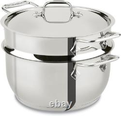 Health-Conscious 5-Quart Stainless Steel Steamer Ideal for Flavorful Cooking