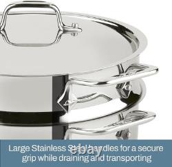 Health-Conscious 5-Quart Stainless Steel Steamer Ideal for Flavorful Cooking