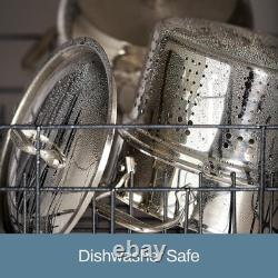 Health-Conscious 5-Quart Stainless Steel Steamer Ideal for Flavorful Cooking