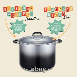Heavy-Duty 20 Quart Stainless Steel Canning Pot Set with Induction Compatibility