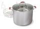 Heavy Duty Stainless Steel 21 Quart (qt.) Water Bath Canner With Rack & Glass Lid