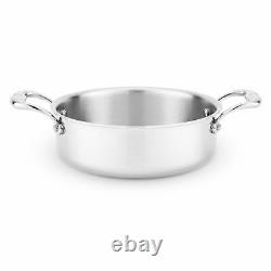 Heritage Steel 2.5 Quart Sauteuse with Lid