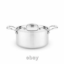 Heritage Steel 4 Quart Sauce Pot with Lid