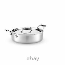 Heritage Steel 4 Quart Sauteuse with Lid