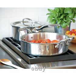 Heritage Steel 4 Quart Sauteuse with Lid