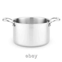 Heritage Steel Cookware 5 Quart Stainless Steel Sauce Pot with Cover