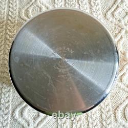 Hestan CopperBond 6QT Stockpot Copper Core Stainless Lid Italy Induction Safe