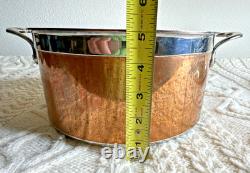 Hestan CopperBond 6QT Stockpot Copper Core Stainless Lid Italy Induction Safe