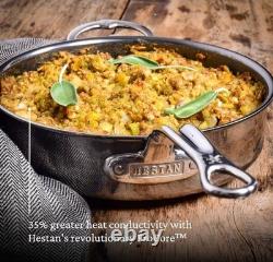 Hestan NanoBond Collection Stainless Steel Titanium 5 Quart Sauté Pan