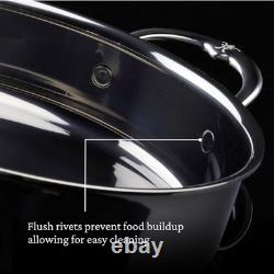 Hestan NanoBond Collection Stainless Steel Titanium 5 Quart Sauté Pan