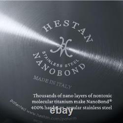 Hestan NanoBond Collection Stainless Steel Titanium 5 Quart Sauté Pan