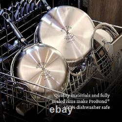 Hestan ProBond Professional Clad Stainless Steel All-In-One Pan, 5 Quart, K
