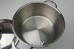 Hestan ProBond Stainless-Steel 8 Quart Covered Stockpot with Lid