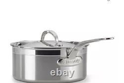 Hestan ProBondT 4 Quart Forged Stainless Steel Saucepan with Lid