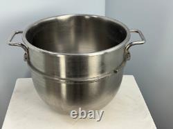 Hobart 30 Quart Stainless Steel Bowl, Whip & Paddle Complete OEM Set