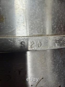 Hobart D-20 20 Quart Stainless Steel Mixer Bowl Handles Broken Off