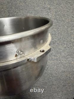 Hobart D-20 20 Quart Stainless Steel Mixer Bowl Handles Broken Off