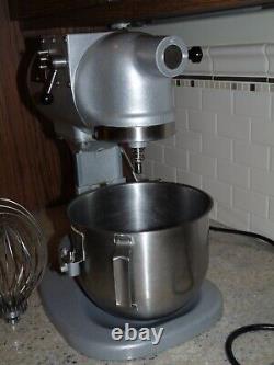 Hobart N50 5 Quart 3 Speed Commercial Bakery Mixer Stainless Steel Bowl Whip