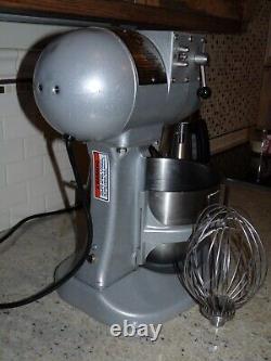 Hobart N50 5 Quart 3 Speed Commercial Bakery Mixer Stainless Steel Bowl Whip