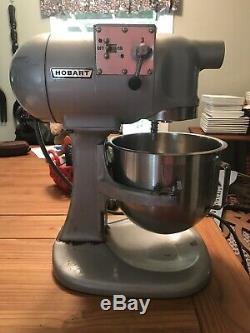Hobart N50 Commercial 5 Quart Commercial Mixer W Stainless Bowl 3 Attachments