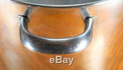 Huge Commercial Grade Copper Clad Bottom Revere Ware 16 QT Quart Stock Pot Pan