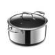 Hybrid Nonstick 8-quart Stockpot With Tempered Glass Lid, Stay-cool Handles