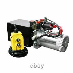 Hydraulic Power Unit Double Acting 12V DC Dump Trailer 6 Quart with Remote