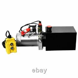 Hydraulic Power Unit Double Acting 12V DC Dump Trailer 6 Quart with Remote