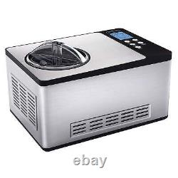 ICM-200LS 2-Quart Stainless Steel Automatic Ice Cream Maker WithCompressor