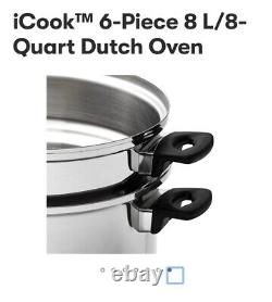 ICookT 6-Piece 8 L/8-Quart Dutch Oven
