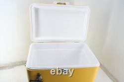 Igloo Yellow 54 Quart Legacy Stainless Steel Belted Cooler w Bottle Opener