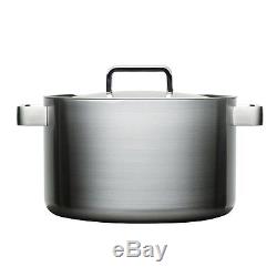 Iittala Dahlstrom Tools Collection 8 Quart Stock Pot with Lid Stainless Steel