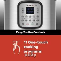 Instant Pot 6-Quart Duo Crisp, Air Fryer 11-in-1 Multi-Use Small Pressure Cooker