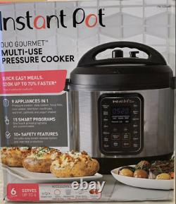 Instant Pot Duo Gourmet 60 6 Quart Multi-Use 9 in 1 Pressure Cooker