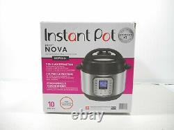 Instant Pot Duo Nova 10 Quart Multi Cooker Stainless Steel OPEN BOX