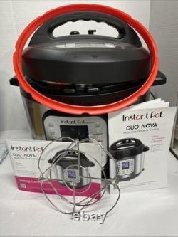 Instant Pot Duo Nova 100 Pressure Cooker 10 Quart Stainless Steel with Rack