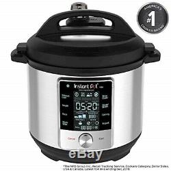 Instant Pot Max 6 Quart Multi-use Electric Pressure Cooker with 15psi Max 60