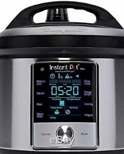 Instant Pot Max 6 Quart Multi-use Electric Pressure Cooker with 15psi Max 60