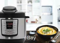 Instant Pot Pressure Slow Cooker 12 in 1 Programmable 6 Quart Steamer Instapot