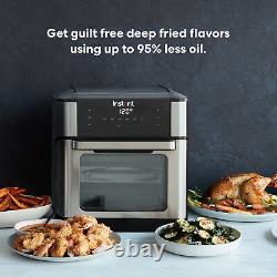 Instant Vortex Plus 10 Quart Air Fryer Oven Stainless Steel New