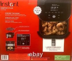 Instant Vortex Plus 6-quart Stainless Steel Air Fryer with ClearCook and Odor