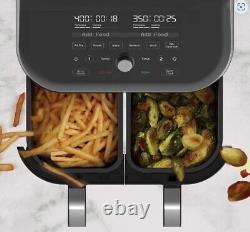 InstantT Vortex Plus Dual 8-quart Stainless Steel Air Fryer with ClearCook