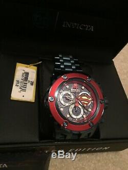 Invicta DC Comics Superman Quarts Limited Edition Bracelet Watch Low # 197/4000