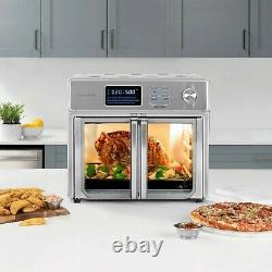 Kalorik 26-Quart Digital Max Air Fryer Oven Rotisserie Bake Cook Glass Doors