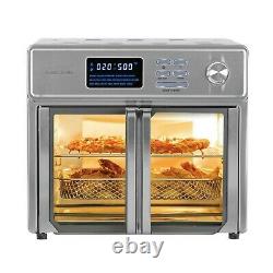 Kalorik 26-Quart Digital Max Air Fryer Oven Rotisserie Bake Cook Glass Doors